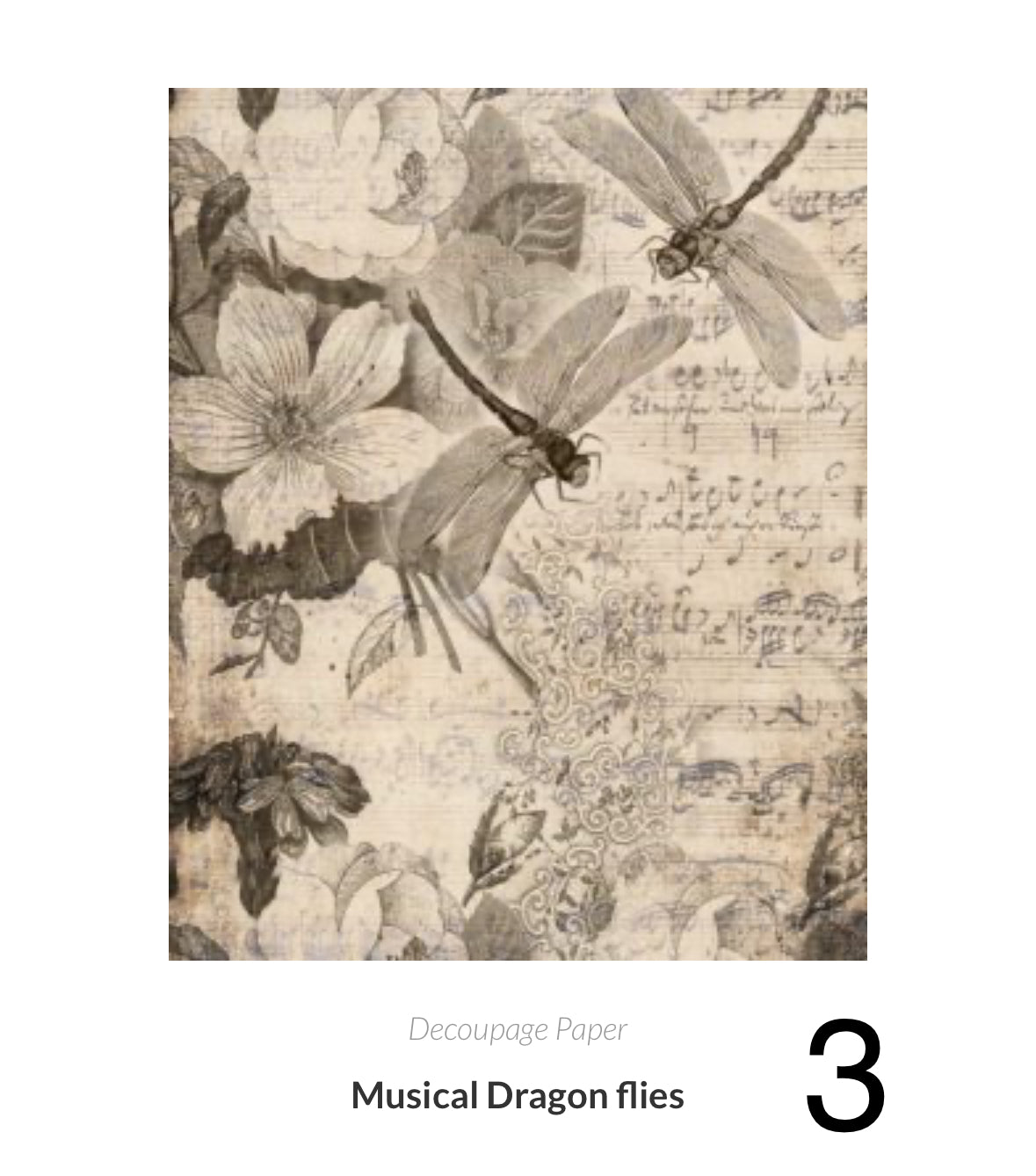 Rocycled Decoupage Papers Lot #3