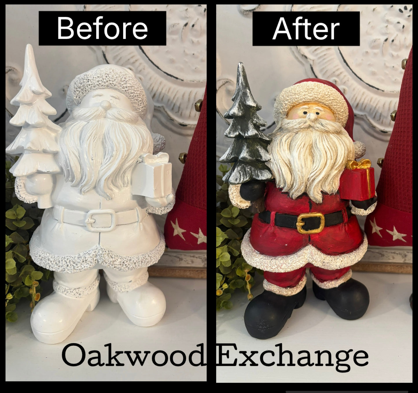 Santa Statue Painting Class/or Kit