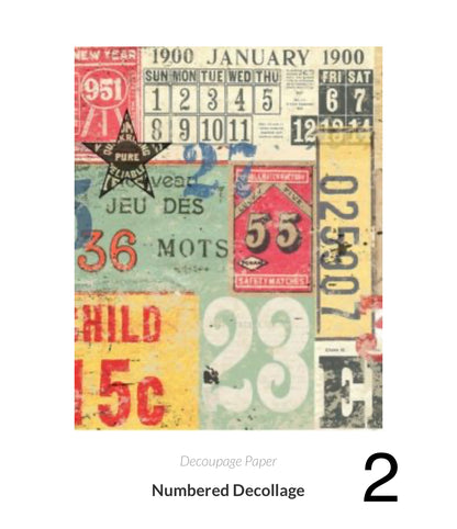 Rocycled Decoupage Papers Lot #6