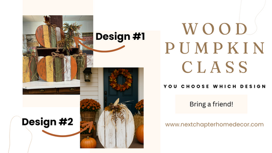 Wood Pumpkin Class 9/7/25